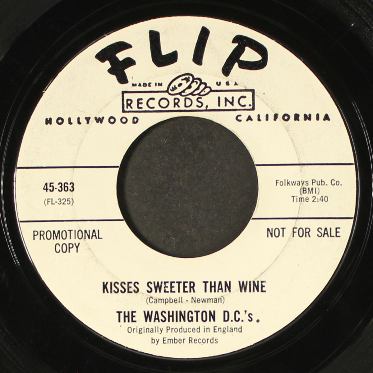 where did you go / kisses sweeter than wine by WASHINGTON D.C.'S
