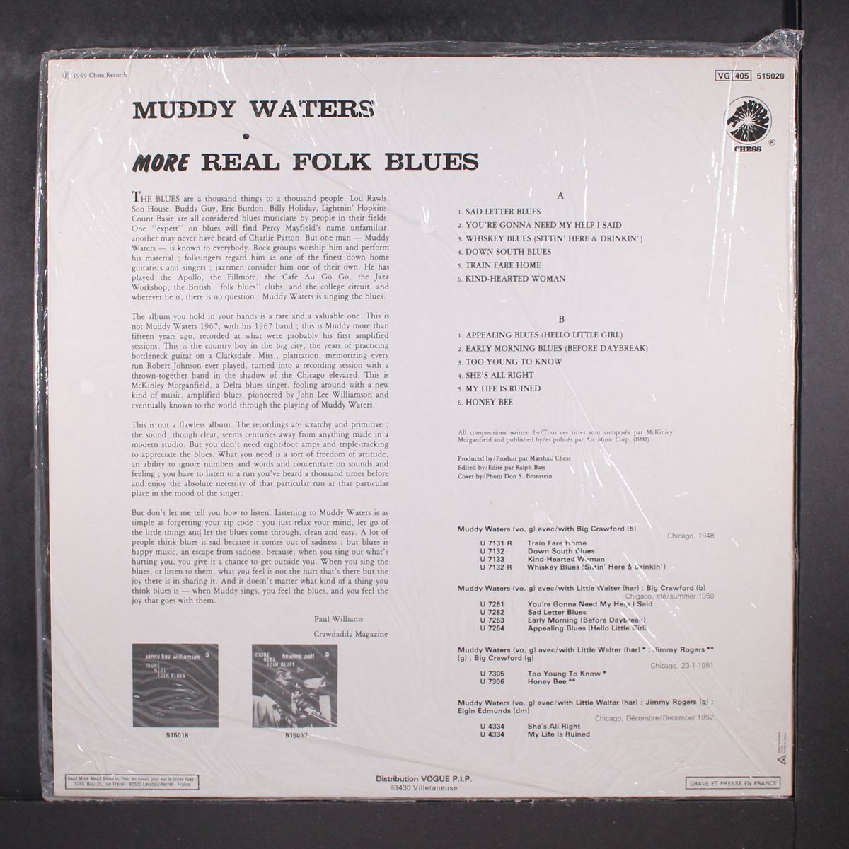 more real folk blues by MUDDY WATERS