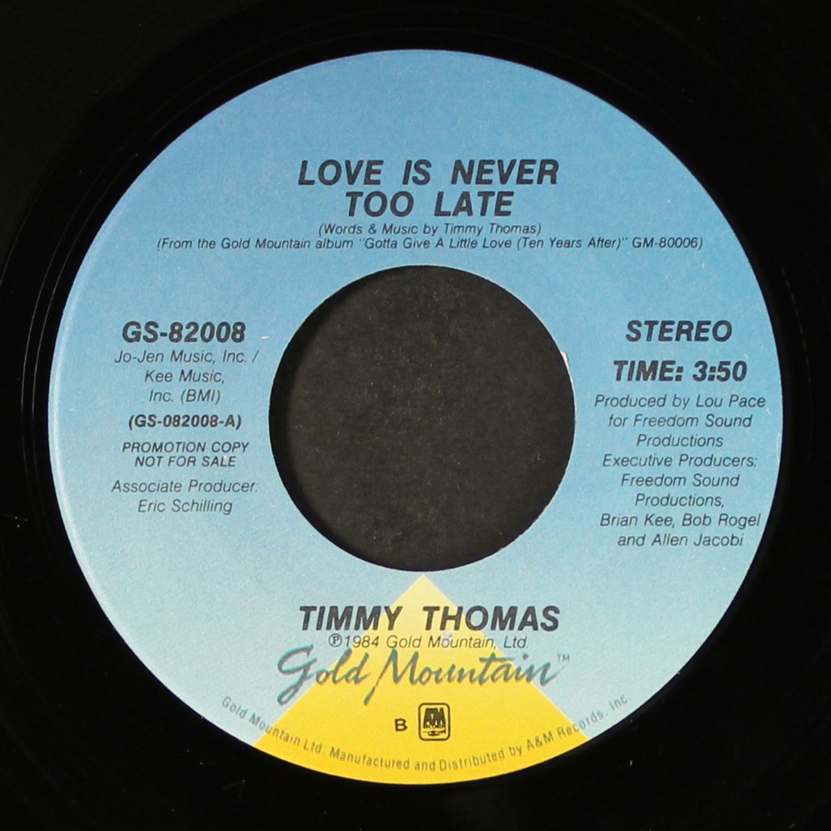 love is never too late by TIMMY THOMAS