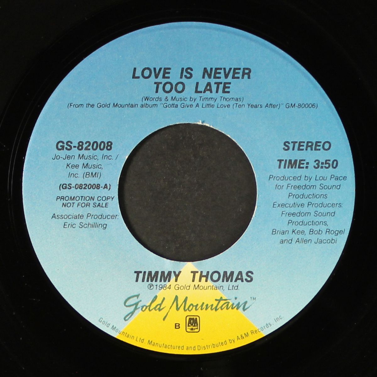love is never too late by TIMMY THOMAS