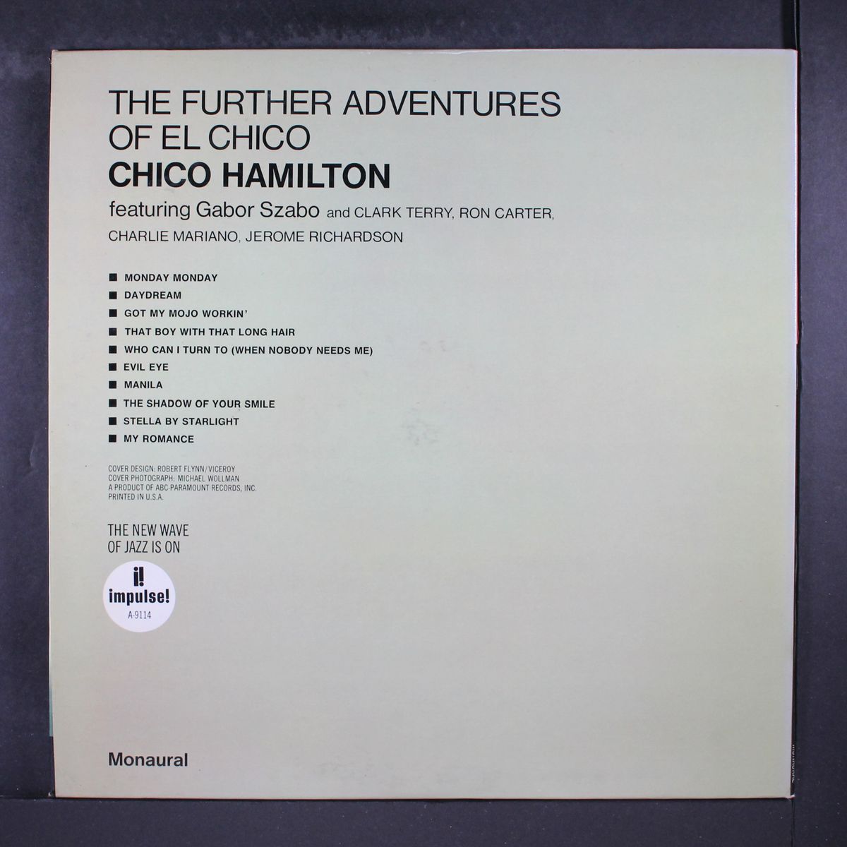 the further adventures of el chico by CHICO HAMILTON