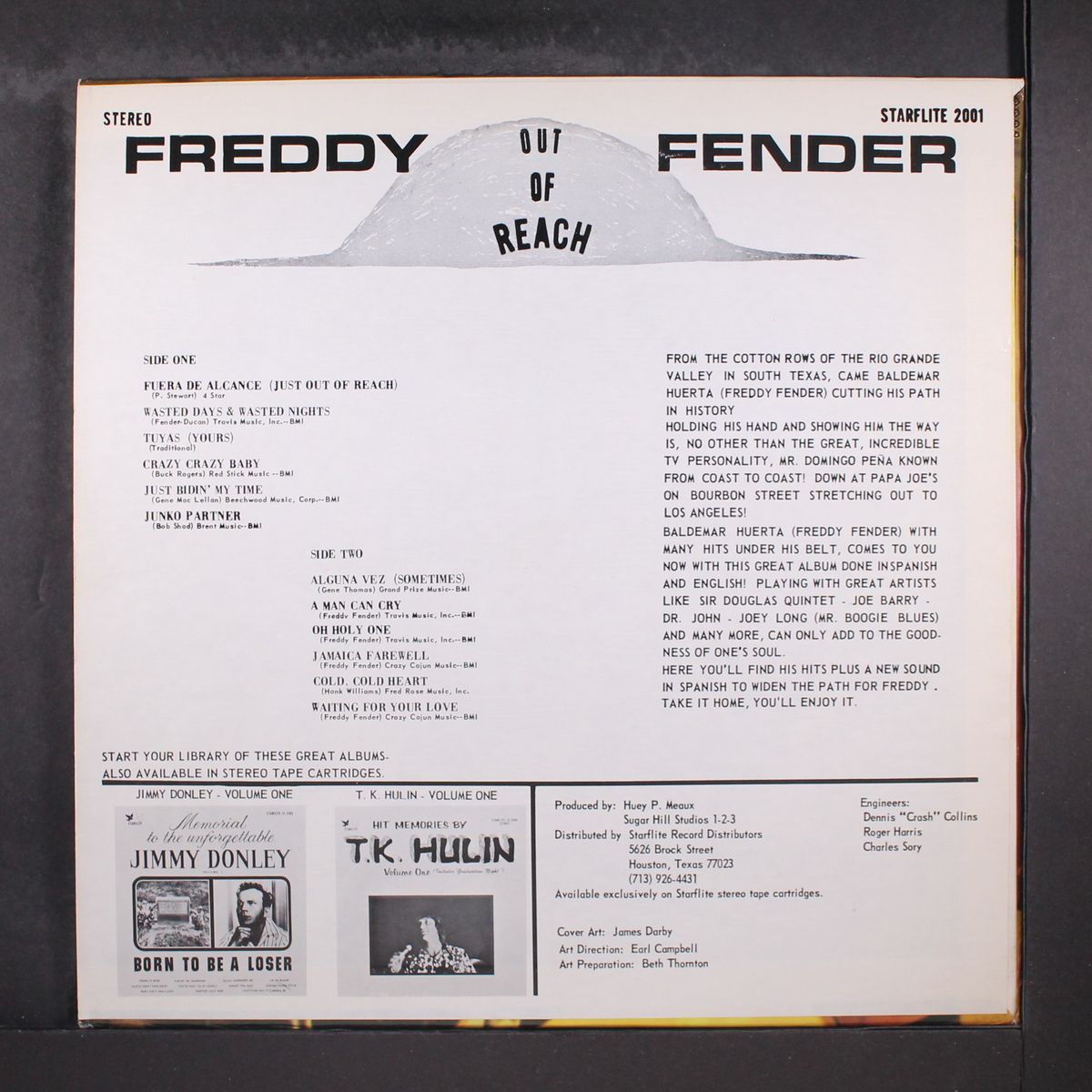 out of reach by FREDDY FENDER
