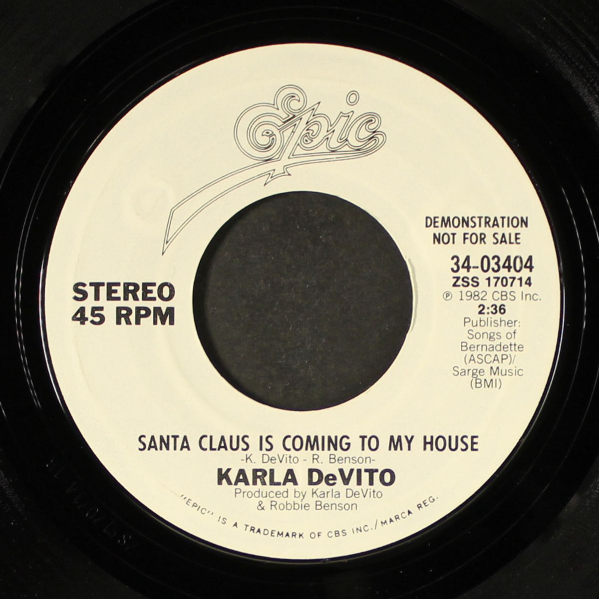 santa claus is coming to my house / same by KARLA DEVITO