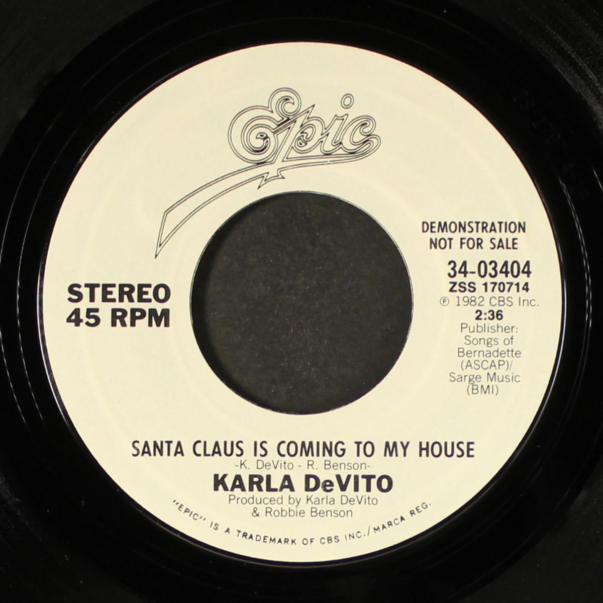 santa claus is coming to my house / same by KARLA DEVITO
