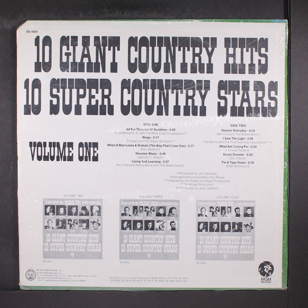 10 giant country hits, vol. 1 by VARIOUS