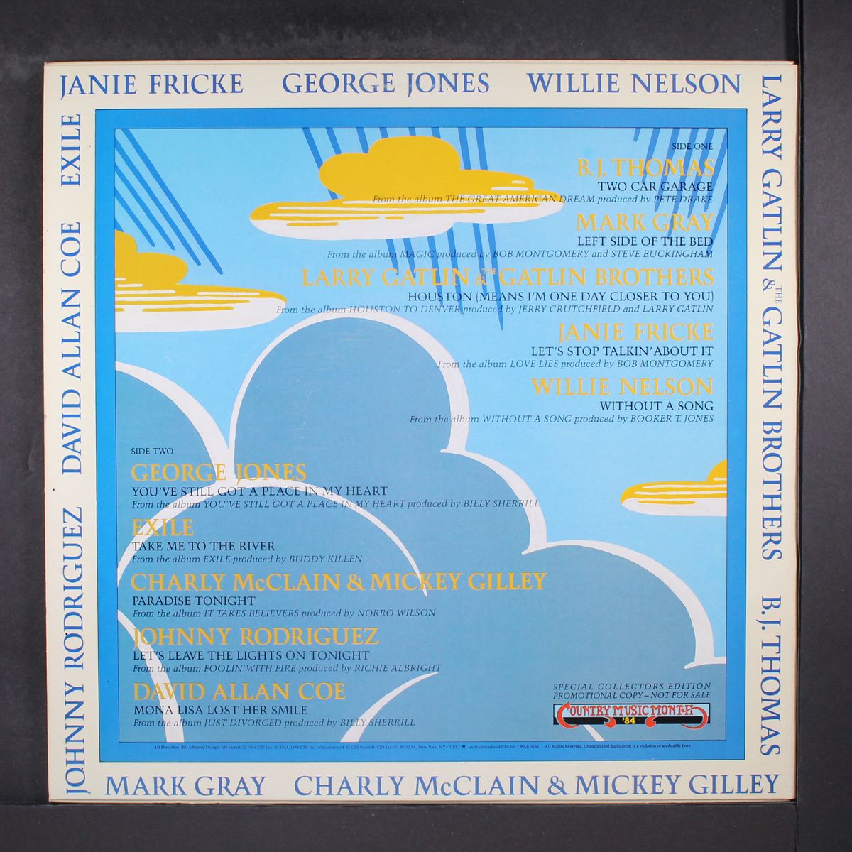 cbs records salutes country music month 1984 by VARIOUS