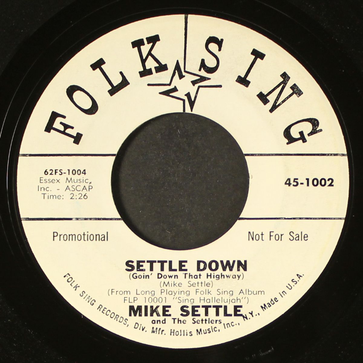 brandy wine blues / settle down by MIKE SETTLE