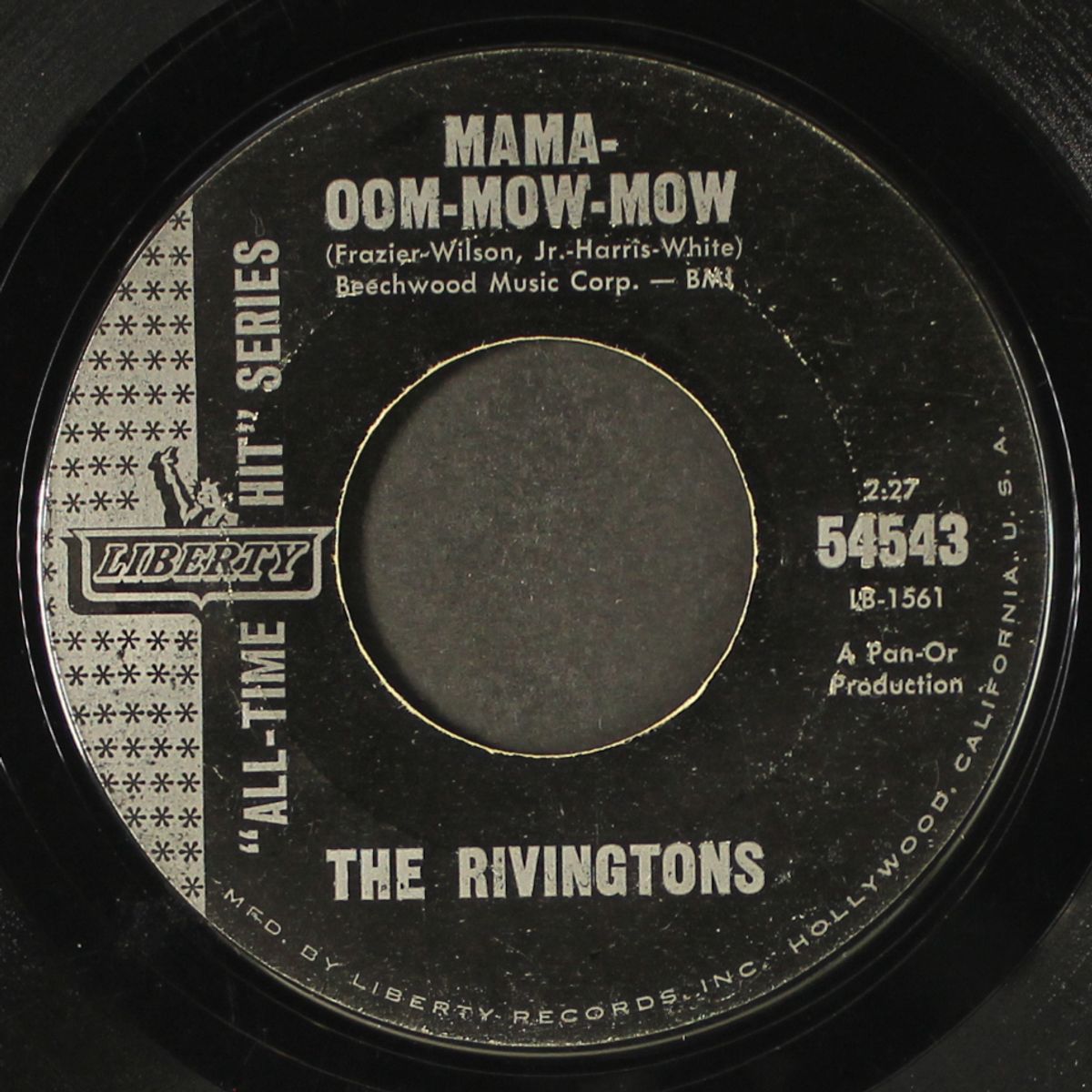 papa-oom-mow-mow / mama oom-mow-mow by RIVINGTONS