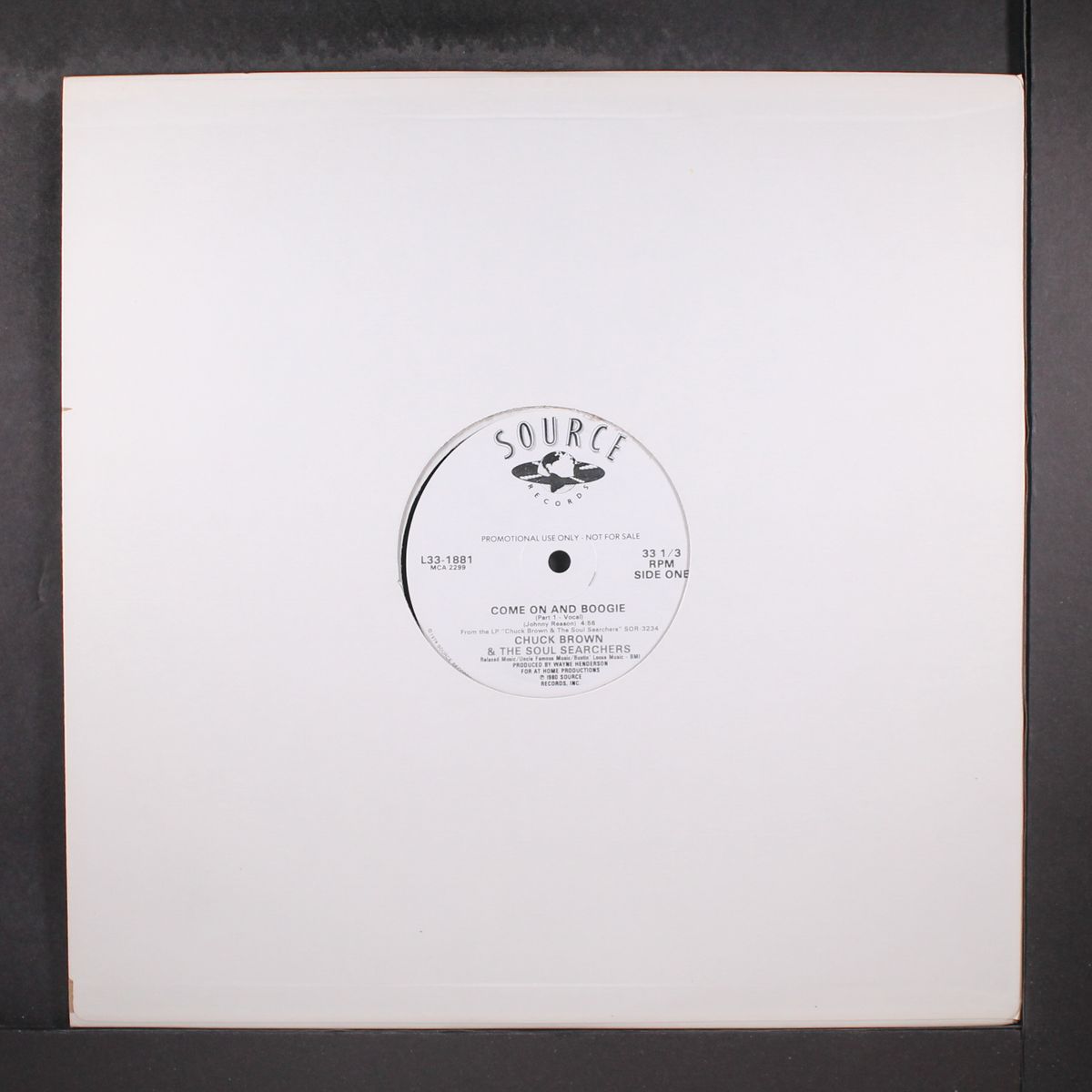 come on and boogie / part 2 by CHUCK BROWN & SOUL SEARCHERS