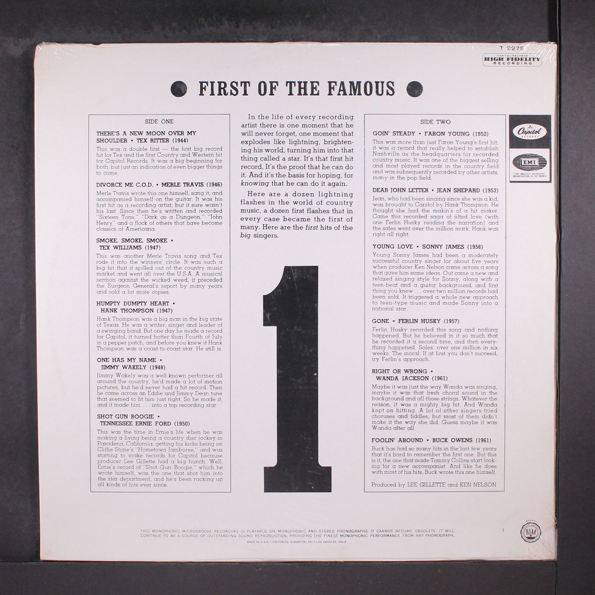 first of the famous by VARIOUS