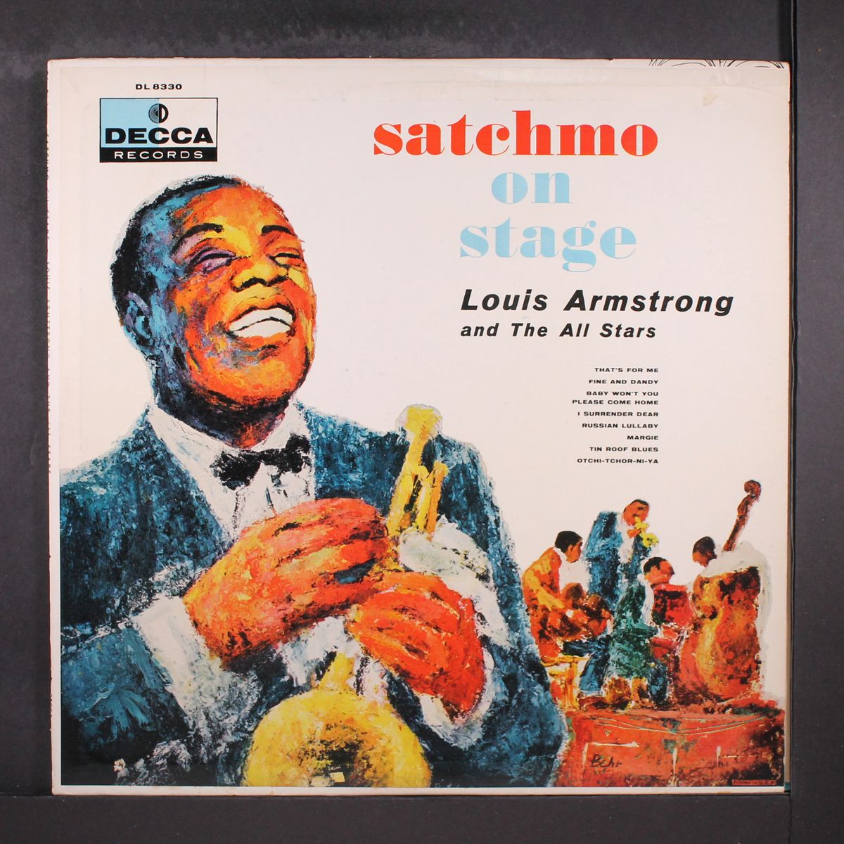 satchmo on stage by LOUIS ARMSTRONG