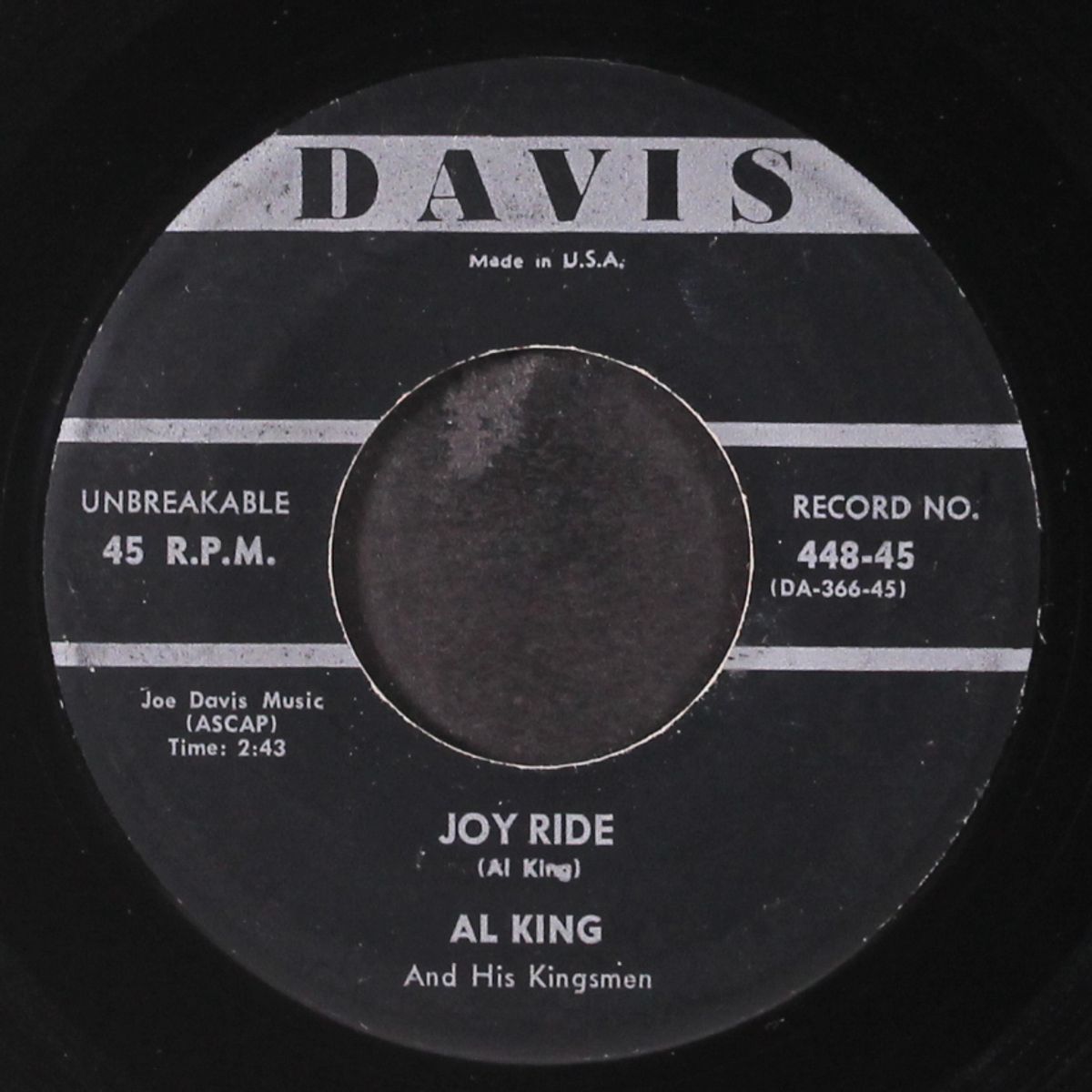 joy ride / melancholy horn by AL KING