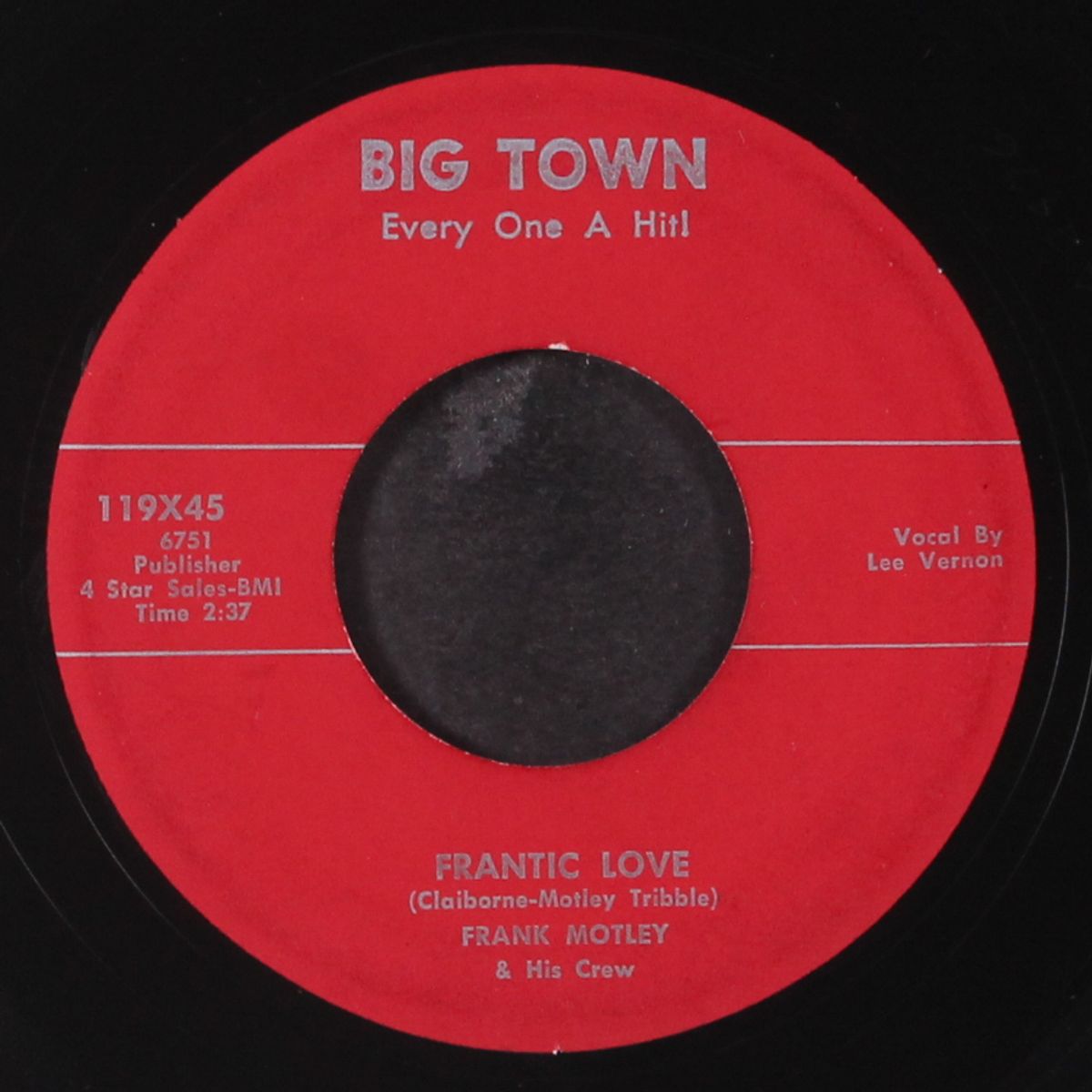 honkin' at midnight / frantic love by FRANK MOTLEY