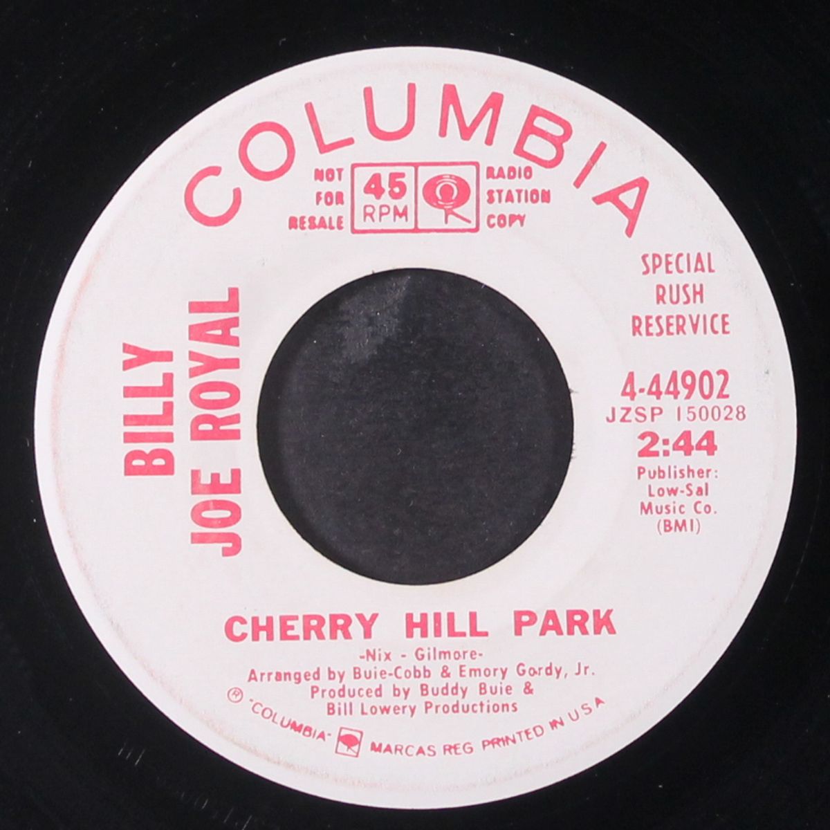 cherry hill park / same by BILLY JOE ROYAL