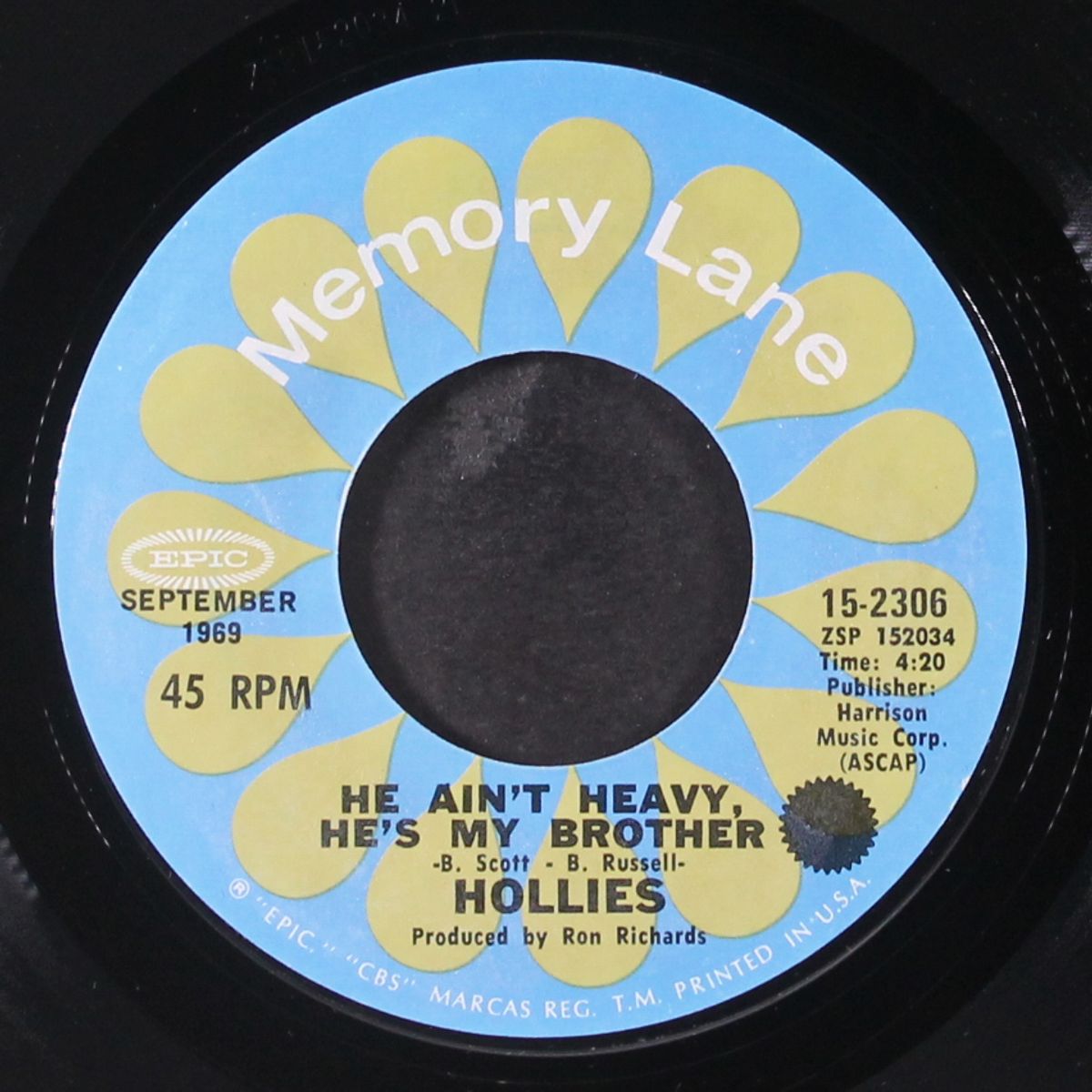 carrie anne / he ain't heavy, he's my brother by HOLLIES