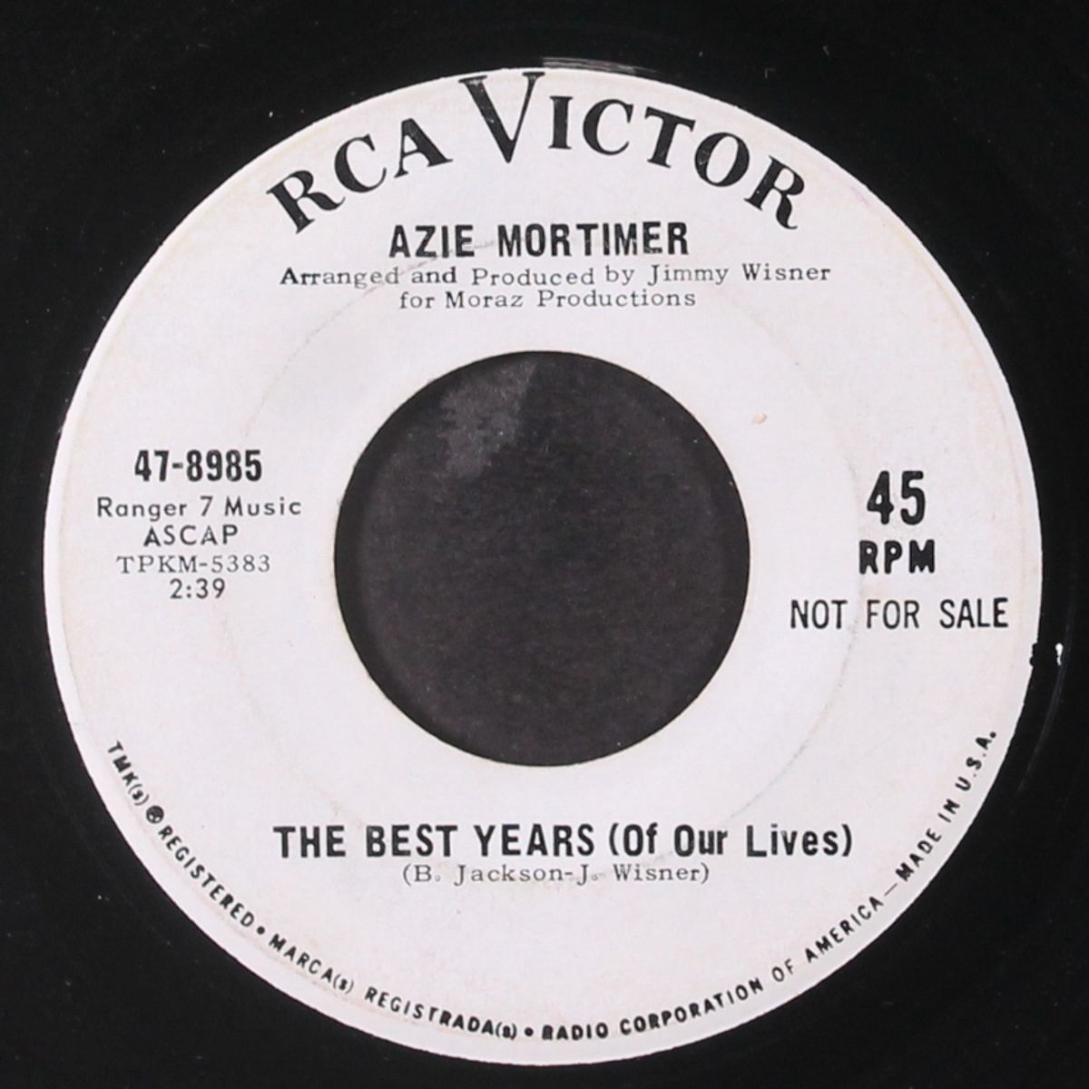 little miss everything / the best years (of our lives) by AZIE MORTIMER