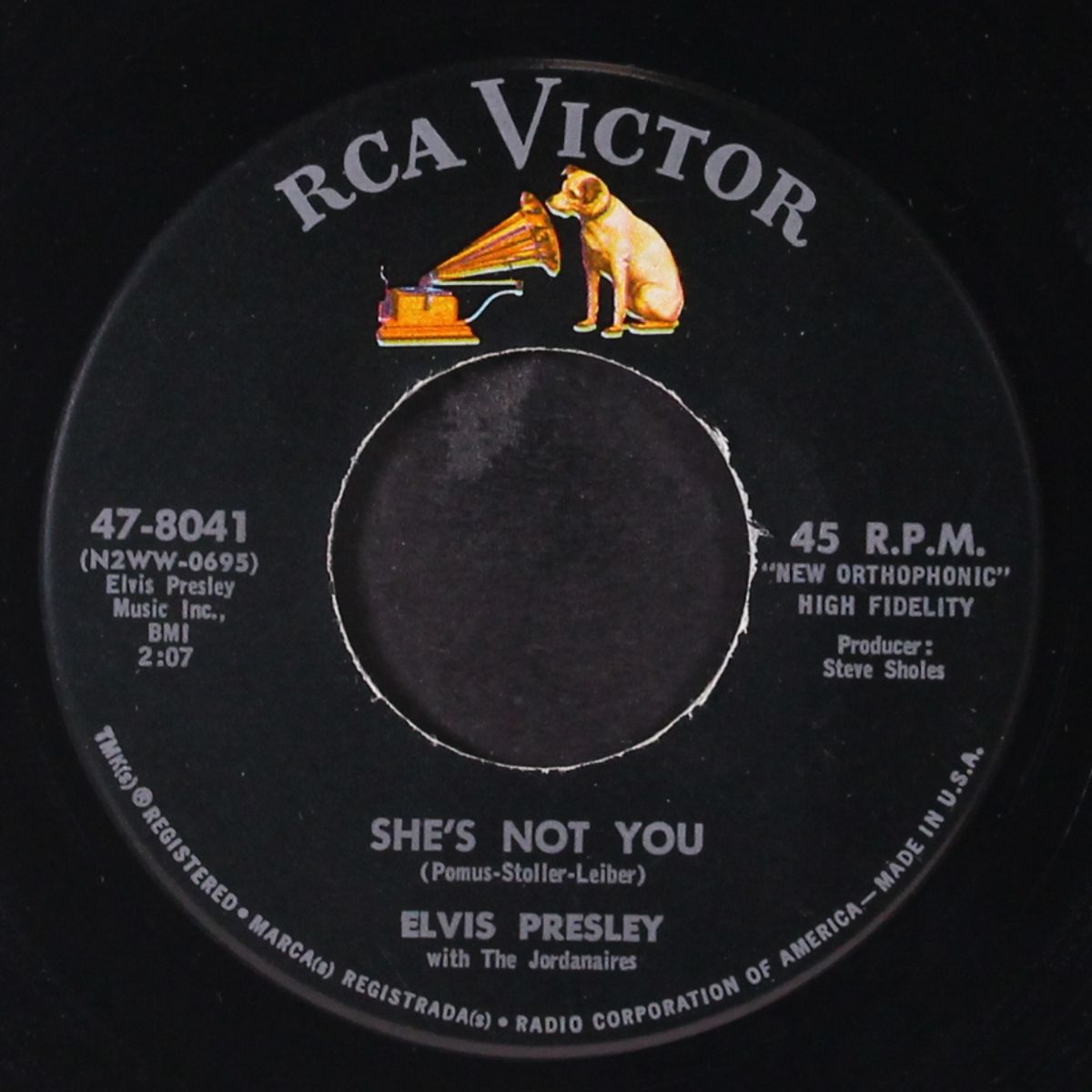 just tell her jim said hello / she's not you by ELVIS PRESLEY
