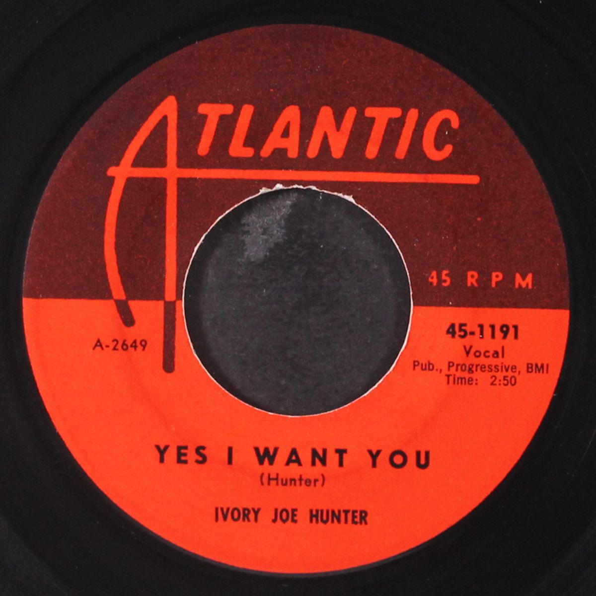 you flip me baby / yes i want you by IVORY JOE HUNTER