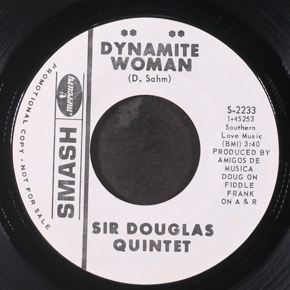 dynamite woman / too many dociled minds by SIR DOUGLAS QUINTET