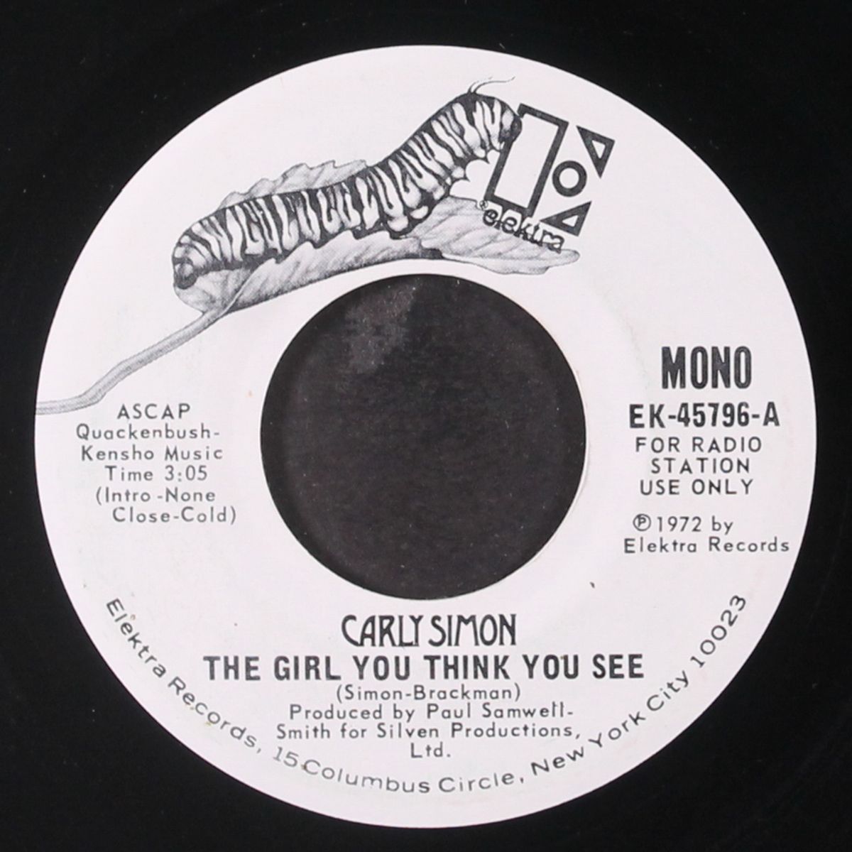 the girl you think you see by CARLY SIMON