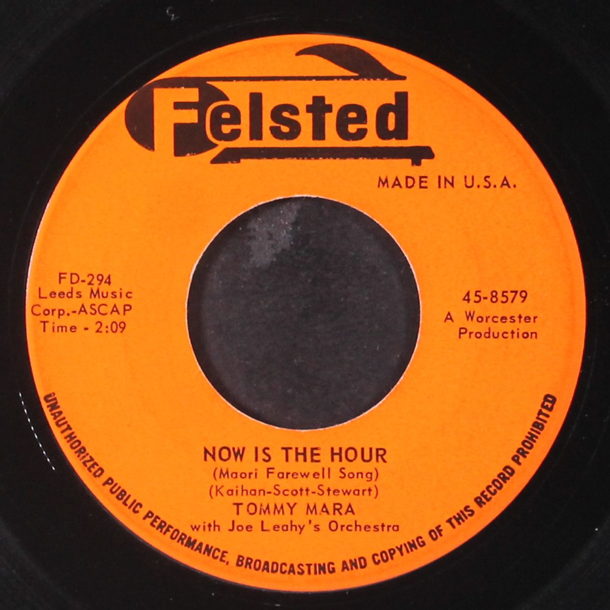 now is the hour by TOMMY MARA