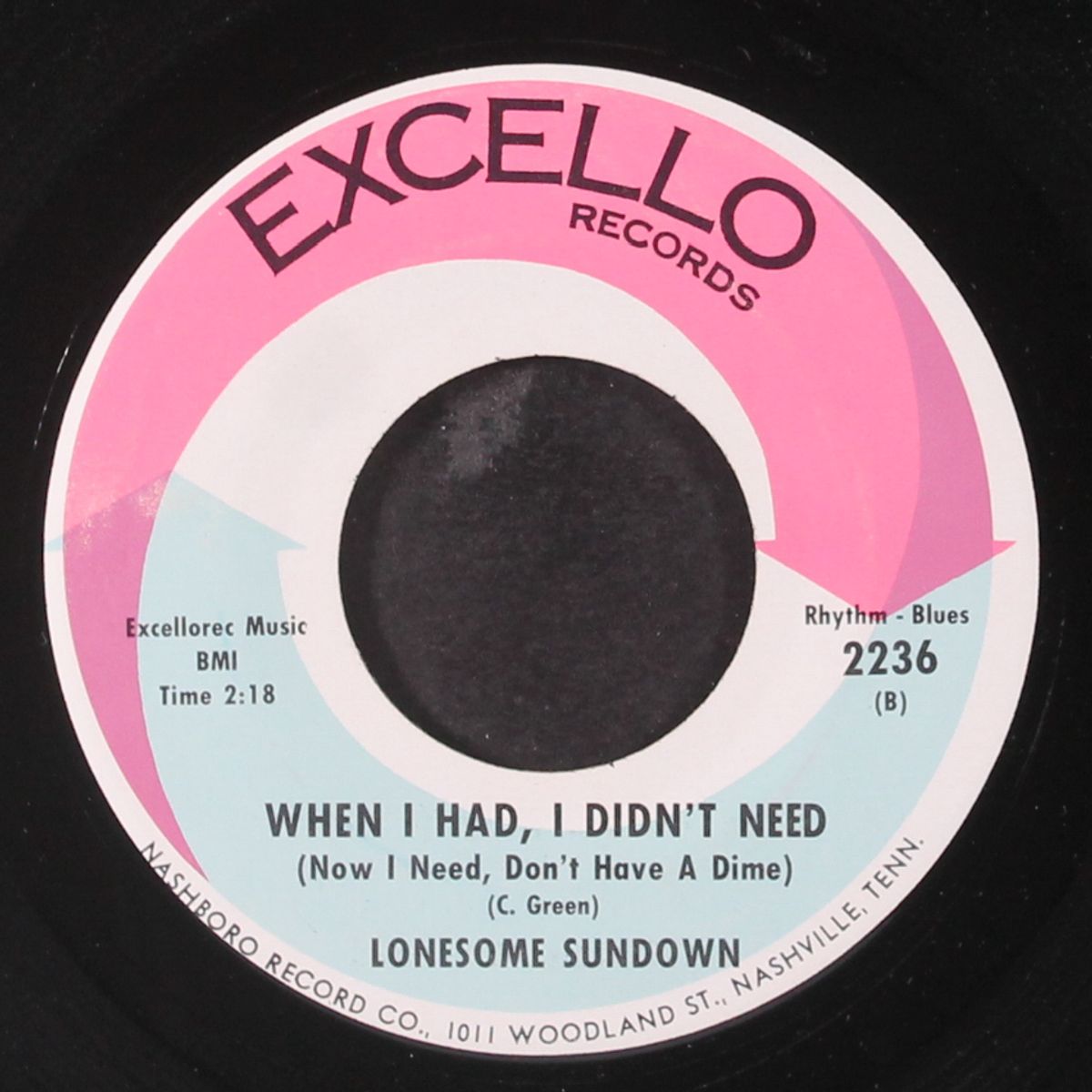 i'm a samplin man / when i had, i didn't need by LONESOME SUNDOWN