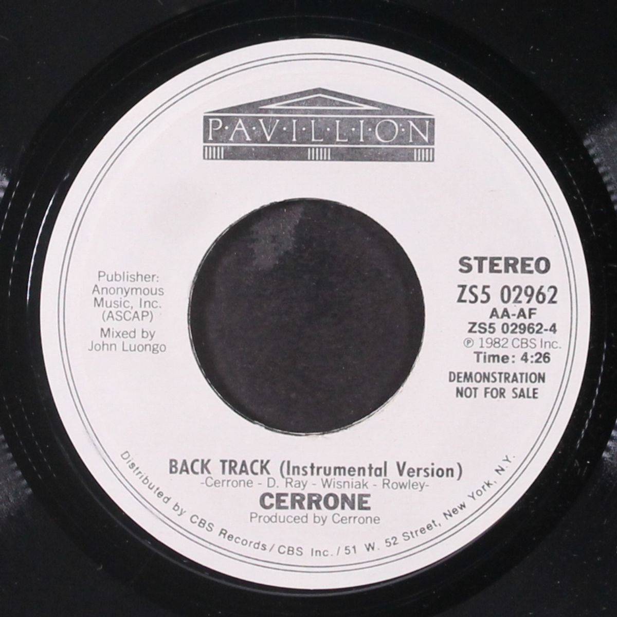 back track by CERRONE