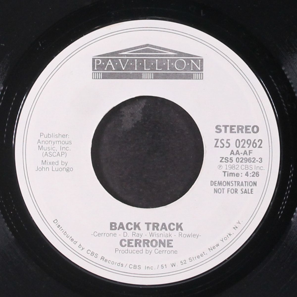 back track by CERRONE