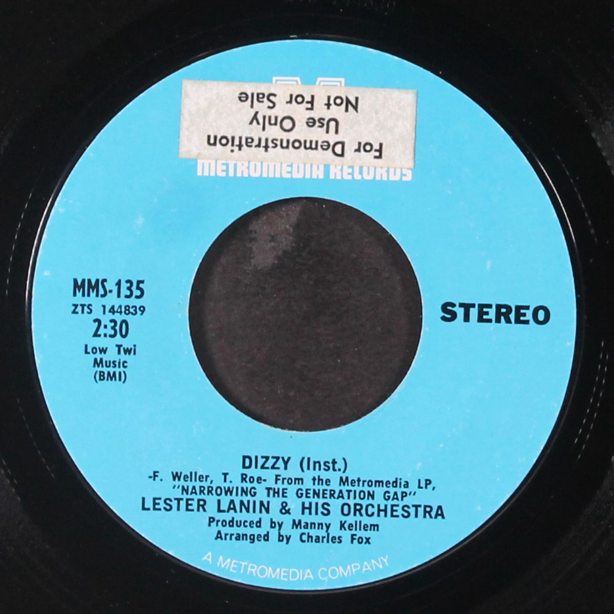 dizzy / ob la di ob la da by LESTER LANIN