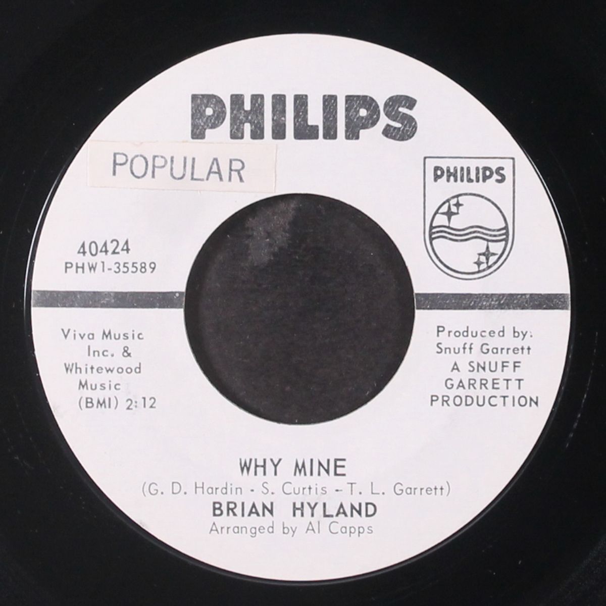 hung up in your eyes by BRIAN HYLAND