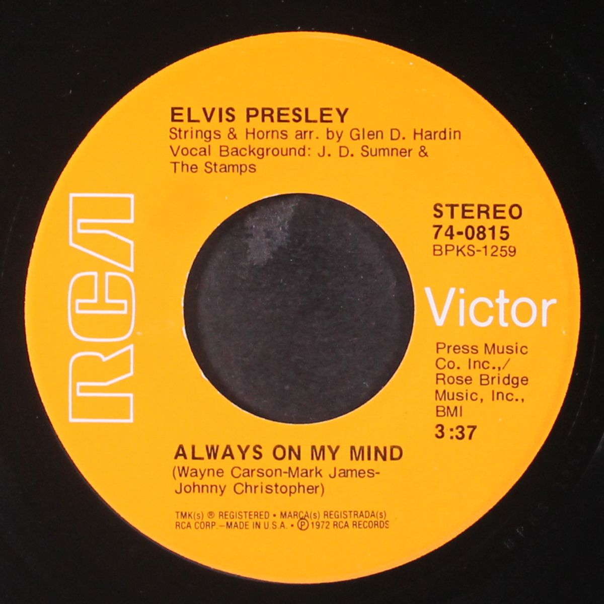 separate ways by ELVIS PRESLEY