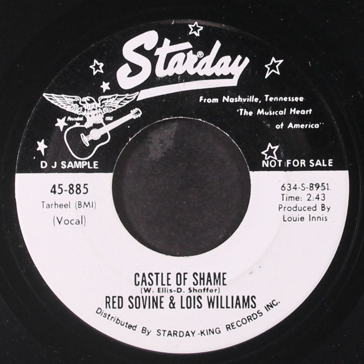 castle of shame / why don't you haul off and love me by RED SOVINE & LOIS WILLIAMS