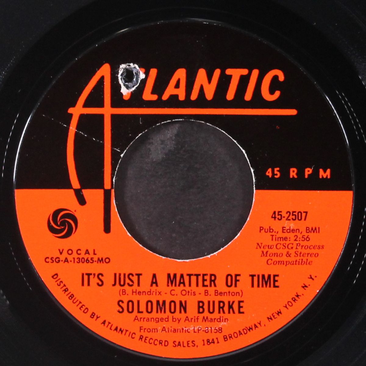 i wish i knew / it's just a matter of time by SOLOMON BURKE