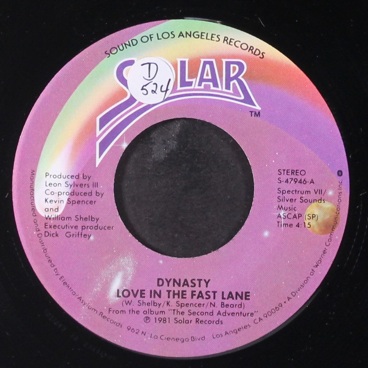 love in the fast lane / high time by DYNASTY