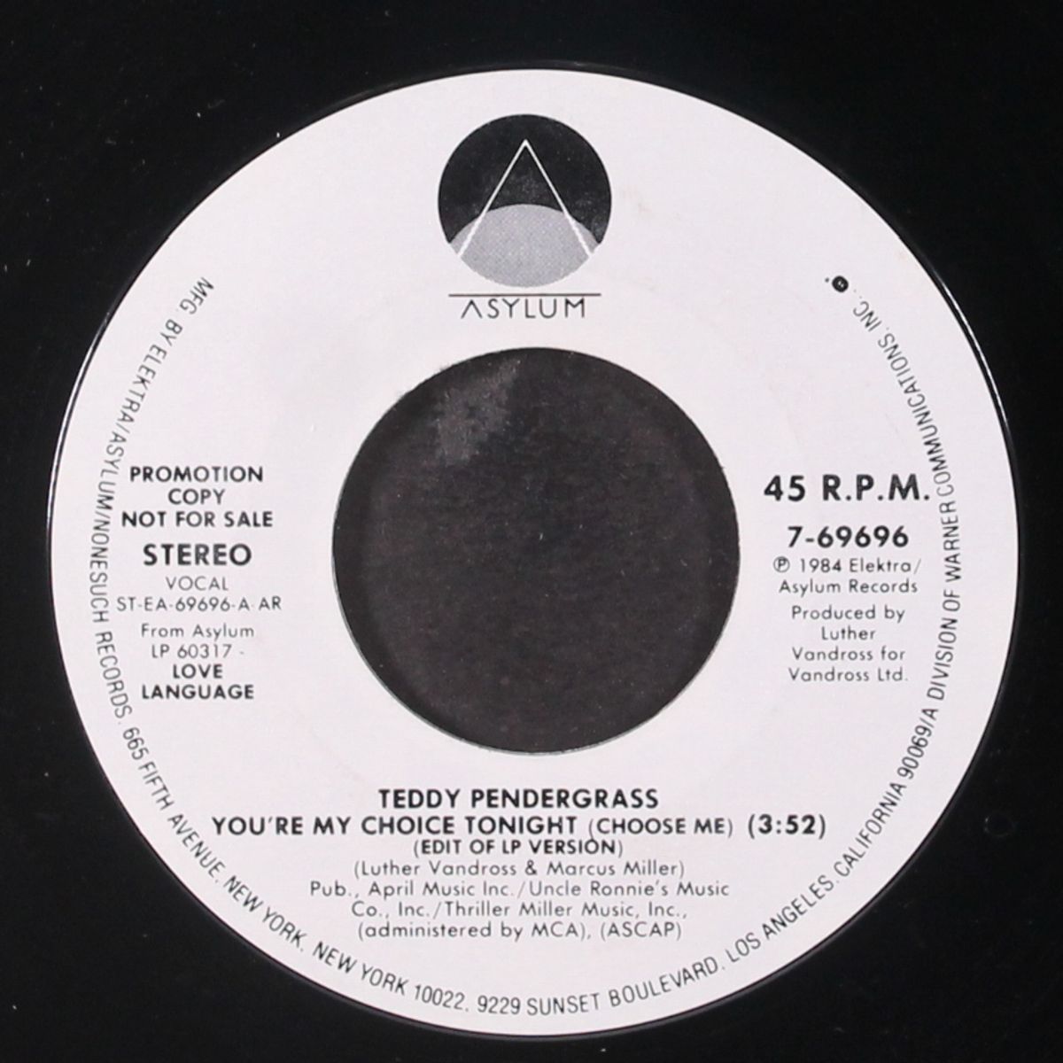 you're my choice tonight by TEDDY PENDERGRASS