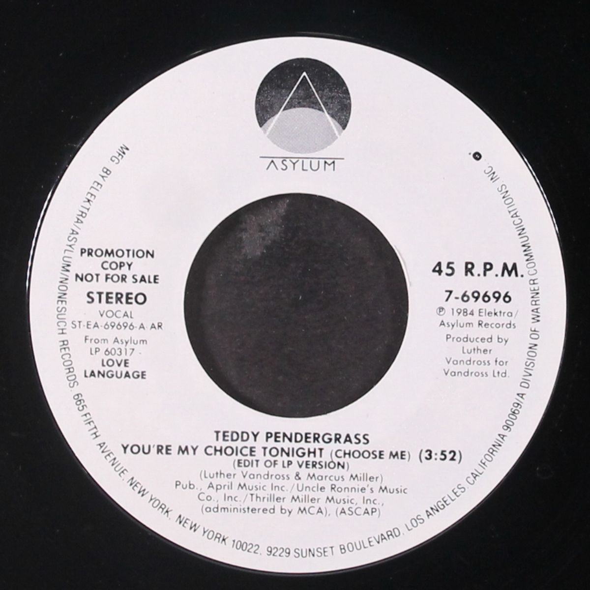 you're my choice tonight by TEDDY PENDERGRASS