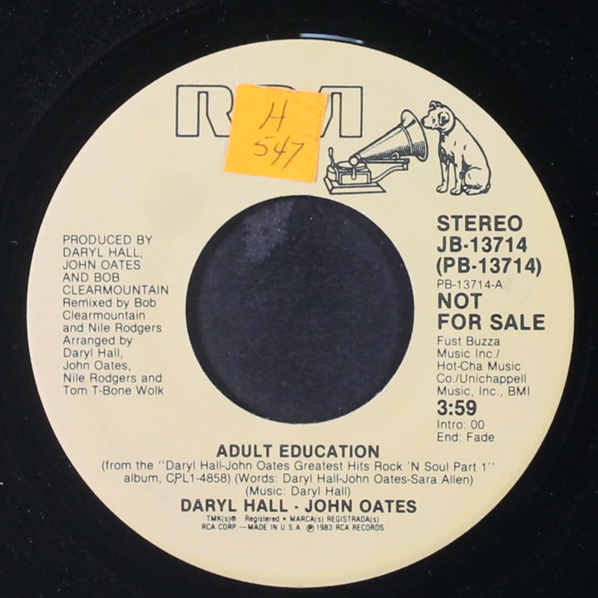 adult education by DARYL HALL & JOHN OATES