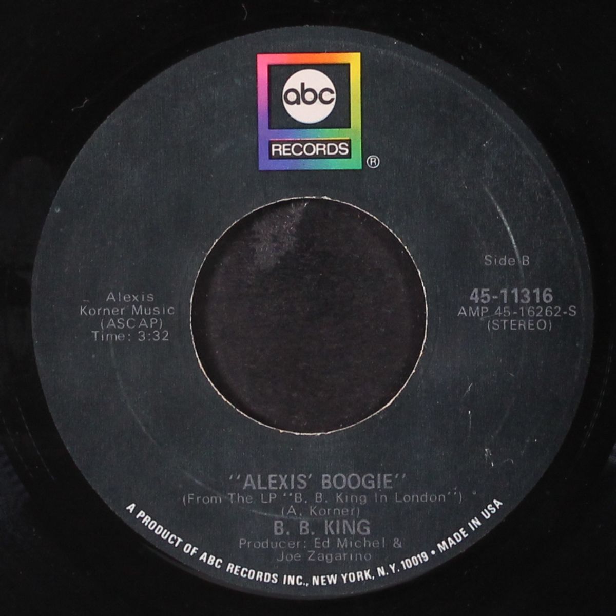 ain't nobody home / alexis' boogie by B.B. KING