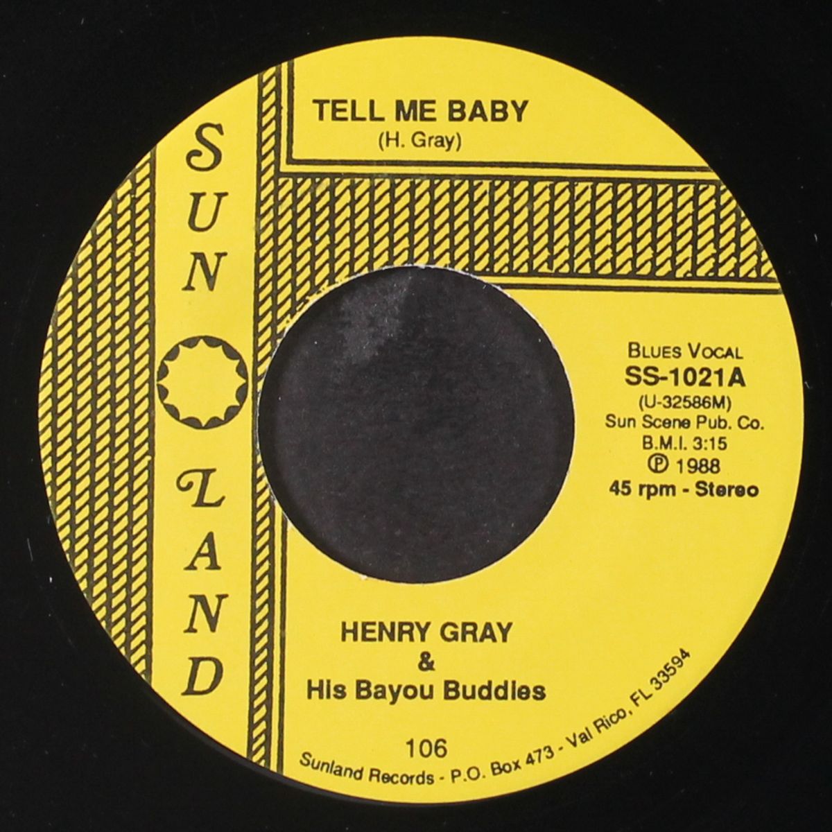 tell me baby / nightime is right time by HENRY GRAY