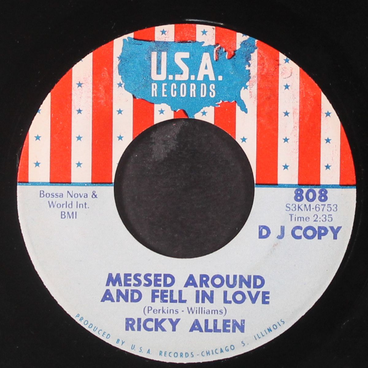 messed around and fell in love / i have made a change by RICKY ALLEN
