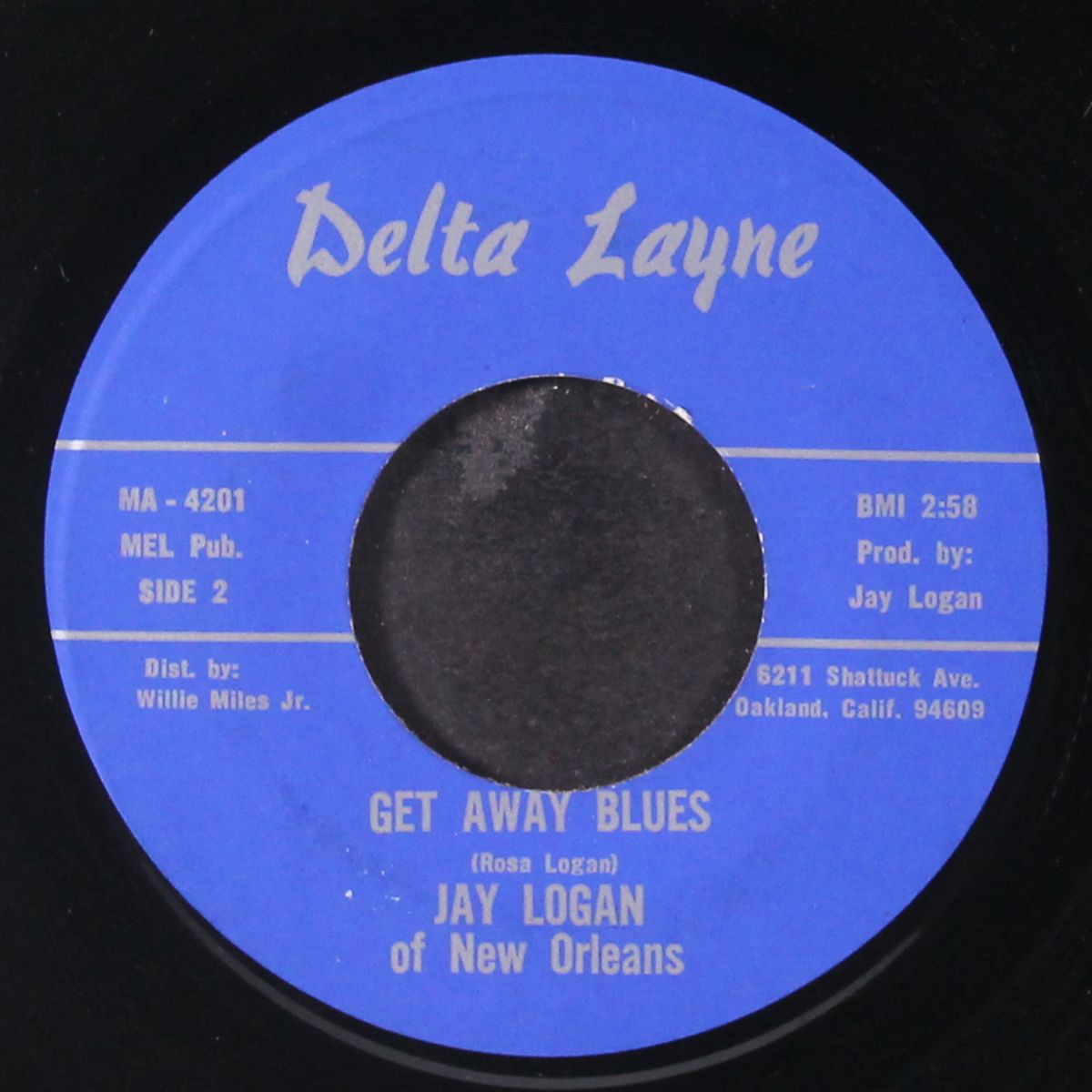 your life mixed with my life / get away blues by JAY LOGAN