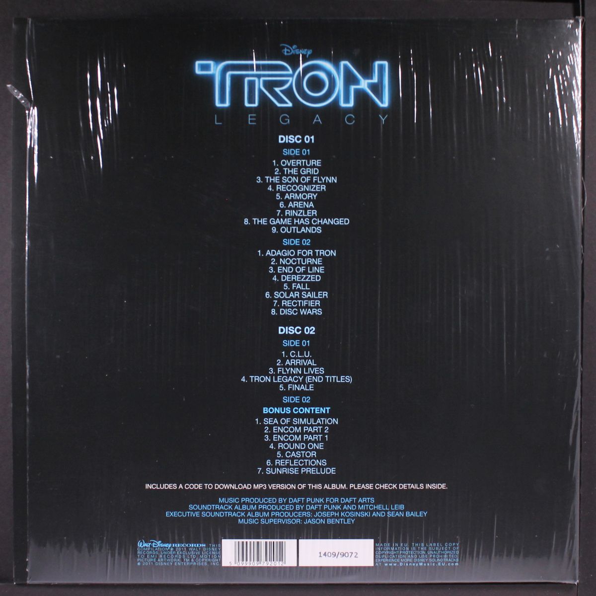 tron legacy soundtrack by DAFT PUNK