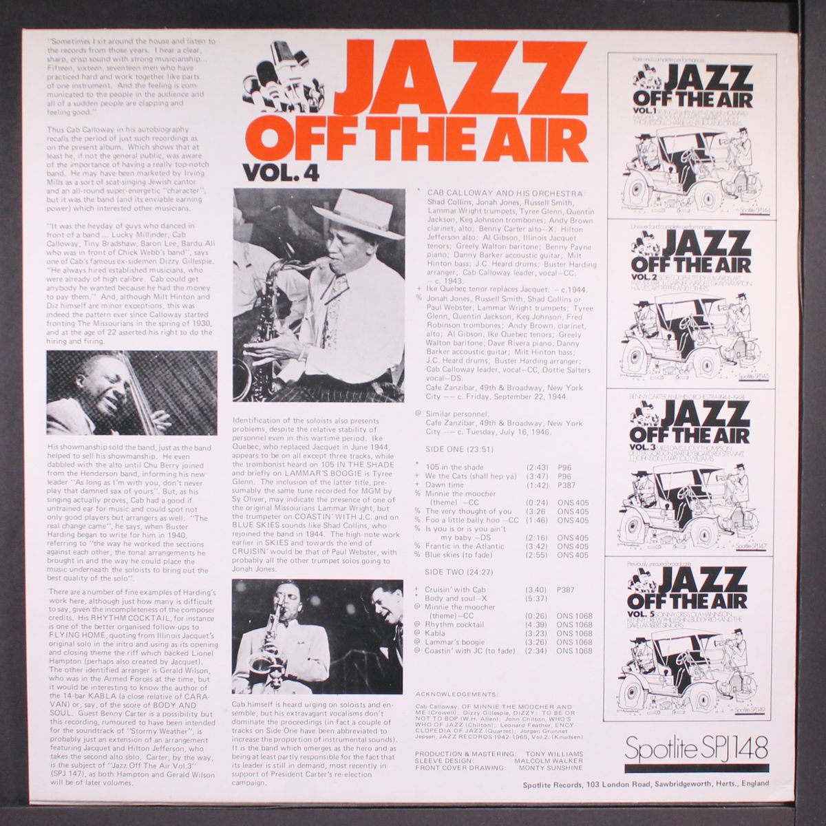 jazz off the air, vol. 4 by CAB CALLOWAY