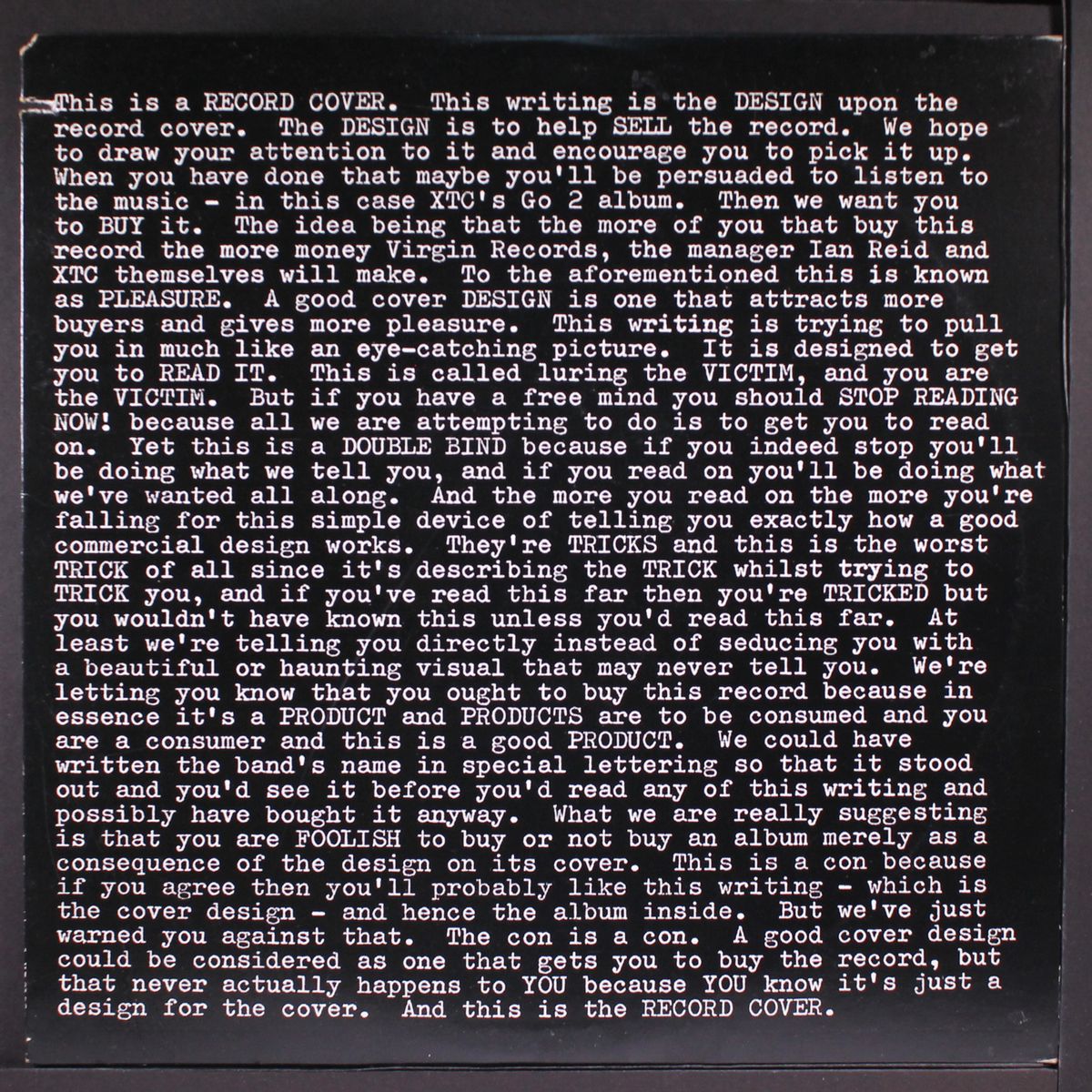 go 2 by XTC