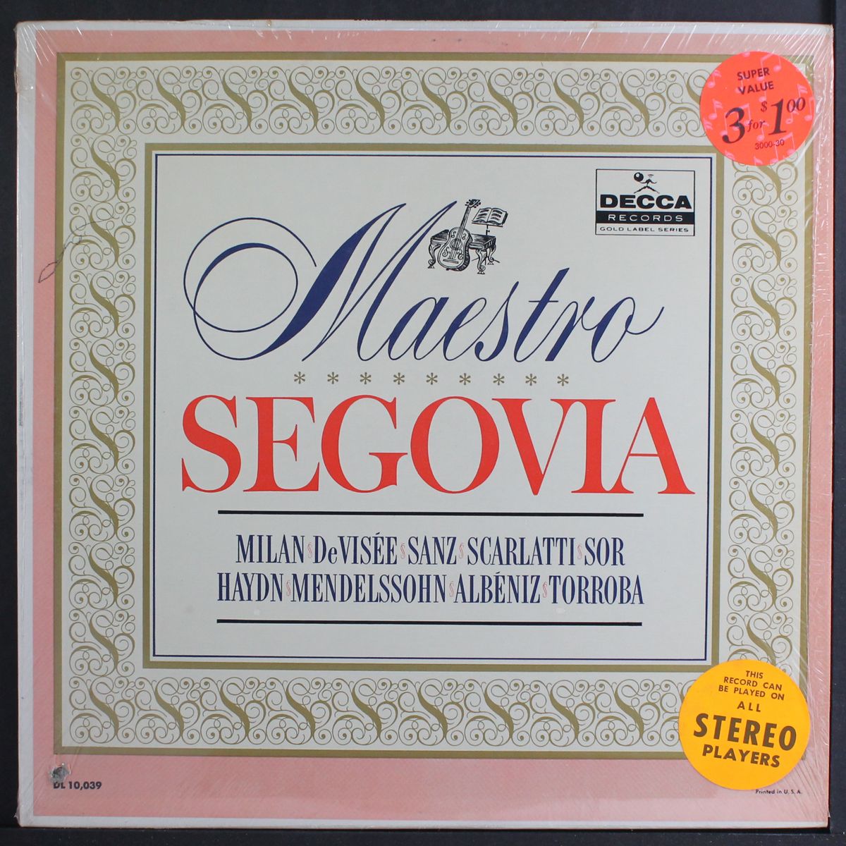 maestro segovia by ANDRES SEGOVIA