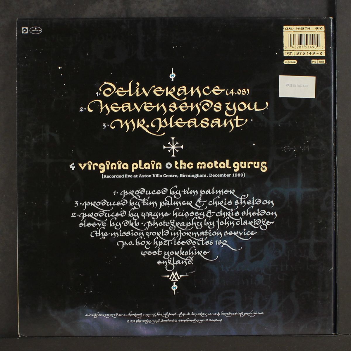deliverance by MISSION U.K.