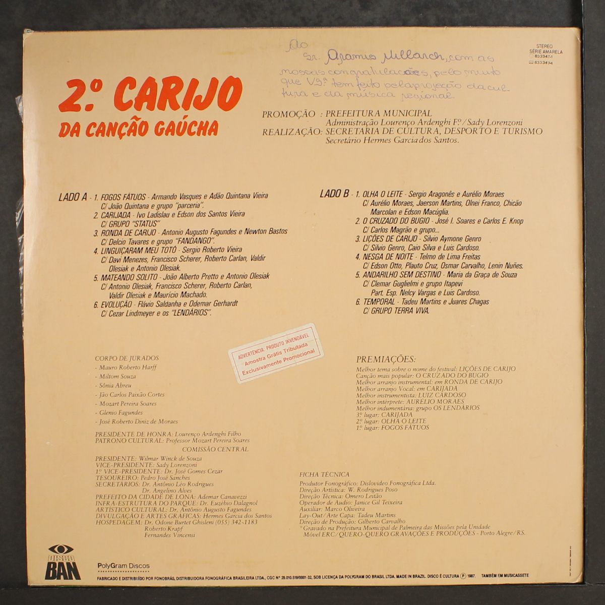 carijo da cancao gaucha by VARIOUS