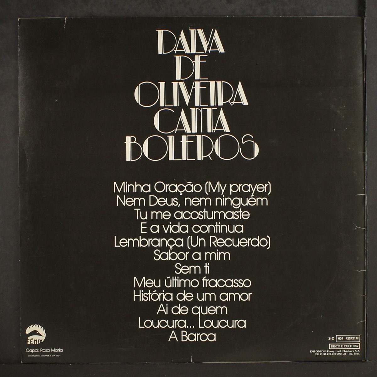 o encantamento do bolero dalva de oliveira by DALVA DE OLIVEIRA