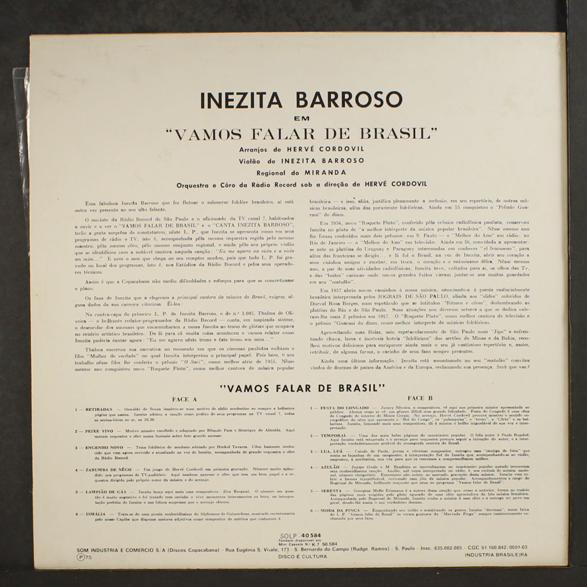 vamos falar de brasil by INEZITA BARROSO