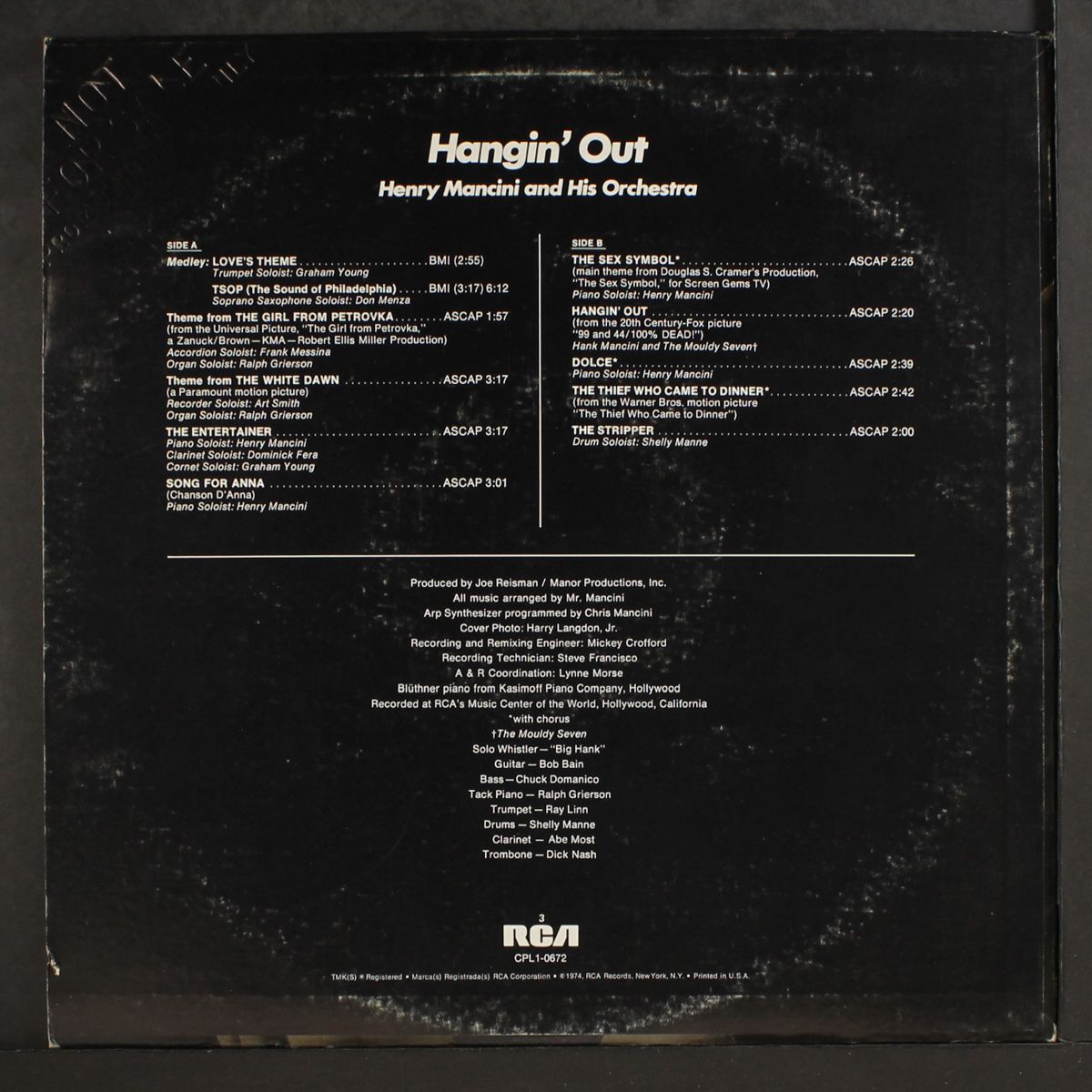 hangin' out with by HENRY MANCINI